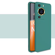 Custodia Silicone Ultra Sottile Morbida 360 Gradi Cover per Huawei P60 Verde