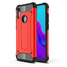 Custodia Silicone Ultra Sottile Morbida 360 Gradi Cover per Huawei Y6 Prime (2019) Rosso