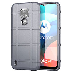 Custodia Silicone Ultra Sottile Morbida 360 Gradi Cover per Motorola Moto E7 (2020) Grigio