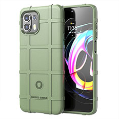 Custodia Silicone Ultra Sottile Morbida 360 Gradi Cover per Motorola Moto Edge 20 Lite 5G Verde