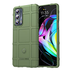 Custodia Silicone Ultra Sottile Morbida 360 Gradi Cover per Motorola Moto Edge Lite 5G Verde