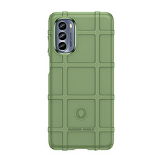 Custodia Silicone Ultra Sottile Morbida 360 Gradi Cover per Motorola Moto G62 5G Verde