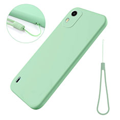 Custodia Silicone Ultra Sottile Morbida 360 Gradi Cover per Nokia C12 Plus Verde