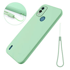 Custodia Silicone Ultra Sottile Morbida 360 Gradi Cover per Nokia G11 Plus Verde