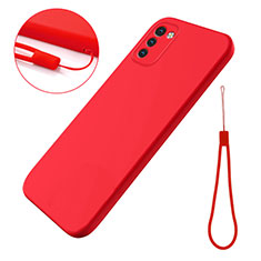 Custodia Silicone Ultra Sottile Morbida 360 Gradi Cover per Nokia G11 Rosso