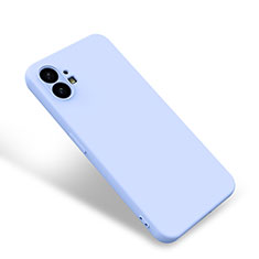 Custodia Silicone Ultra Sottile Morbida 360 Gradi Cover per Nothing Phone 1 Azzurro