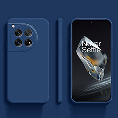 Custodia Silicone Ultra Sottile Morbida 360 Gradi Cover per OnePlus 12R 5G Blu