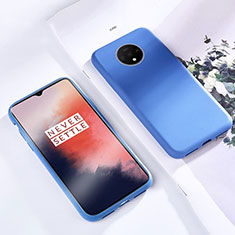 Custodia Silicone Ultra Sottile Morbida 360 Gradi Cover per OnePlus 7T Blu