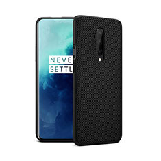 Custodia Silicone Ultra Sottile Morbida 360 Gradi Cover per OnePlus 7T Pro 5G Nero