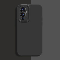 Custodia Silicone Ultra Sottile Morbida 360 Gradi Cover per OnePlus 9 5G Nero