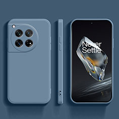 Custodia Silicone Ultra Sottile Morbida 360 Gradi Cover per OnePlus Ace 3 5G Grigio Lavanda
