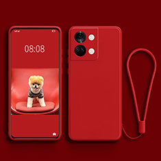 Custodia Silicone Ultra Sottile Morbida 360 Gradi Cover per OnePlus Nord 3 5G Rosso