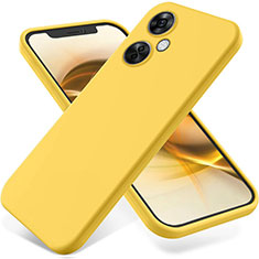 Custodia Silicone Ultra Sottile Morbida 360 Gradi Cover per OnePlus Nord CE 3 5G Giallo