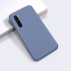 Custodia Silicone Ultra Sottile Morbida 360 Gradi Cover per OnePlus Nord Grigio Lavanda