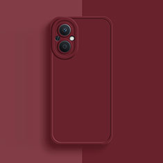 Custodia Silicone Ultra Sottile Morbida 360 Gradi Cover per OnePlus Nord N20 5G Rosso