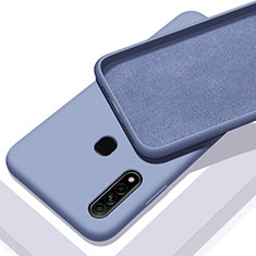 Custodia Silicone Ultra Sottile Morbida 360 Gradi Cover per Oppo A31 Grigio