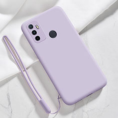 Custodia Silicone Ultra Sottile Morbida 360 Gradi Cover per Oppo A33 Lavanda