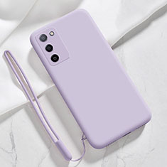 Custodia Silicone Ultra Sottile Morbida 360 Gradi Cover per Oppo A55S 5G Lavanda