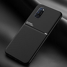 Custodia Silicone Ultra Sottile Morbida 360 Gradi Cover per Oppo A72 Nero