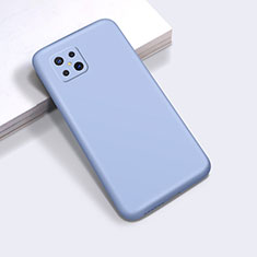 Custodia Silicone Ultra Sottile Morbida 360 Gradi Cover per Oppo A92s 5G Cielo Blu