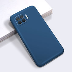 Custodia Silicone Ultra Sottile Morbida 360 Gradi Cover per Oppo A93 Blu