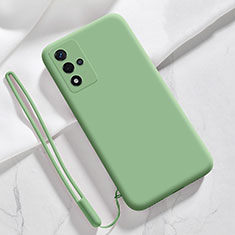 Custodia Silicone Ultra Sottile Morbida 360 Gradi Cover per Oppo A93s 5G Verde Pastello