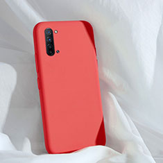 Custodia Silicone Ultra Sottile Morbida 360 Gradi Cover per Oppo F15 Rosso
