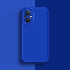 Custodia Silicone Ultra Sottile Morbida 360 Gradi Cover per Oppo F21 Pro 5G Blu