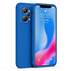 Custodia Silicone Ultra Sottile Morbida 360 Gradi Cover per Oppo K10 Pro 5G Blu