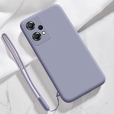 Custodia Silicone Ultra Sottile Morbida 360 Gradi Cover per Oppo K10X 5G Grigio Lavanda