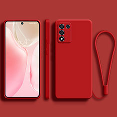 Custodia Silicone Ultra Sottile Morbida 360 Gradi Cover per Oppo K9S 5G Rosso