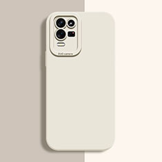 Custodia Silicone Ultra Sottile Morbida 360 Gradi Cover per Oppo K9X 5G Bianco