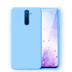 Custodia Silicone Ultra Sottile Morbida 360 Gradi Cover per Oppo Reno Ace Cielo Blu