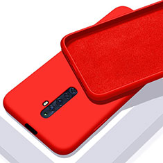 Custodia Silicone Ultra Sottile Morbida 360 Gradi Cover per Oppo Reno2 Z Rosso