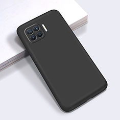 Custodia Silicone Ultra Sottile Morbida 360 Gradi Cover per Oppo Reno4 Lite Nero