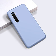 Custodia Silicone Ultra Sottile Morbida 360 Gradi Cover per Realme 6 Pro Cielo Blu