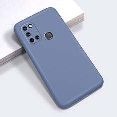 Custodia Silicone Ultra Sottile Morbida 360 Gradi Cover per Realme 7i Grigio Lavanda