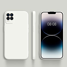 Custodia Silicone Ultra Sottile Morbida 360 Gradi Cover per Realme 8 4G Bianco
