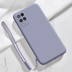 Custodia Silicone Ultra Sottile Morbida 360 Gradi Cover per Realme 8s 5G Grigio Lavanda