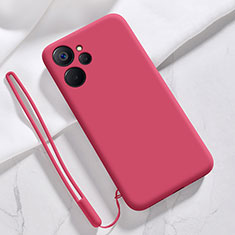 Custodia Silicone Ultra Sottile Morbida 360 Gradi Cover per Realme 9i 5G Rosso