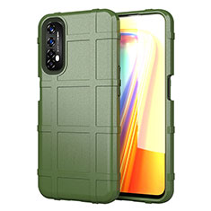 Custodia Silicone Ultra Sottile Morbida 360 Gradi Cover per Realme Narzo 20 Pro Verde Militare