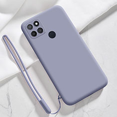 Custodia Silicone Ultra Sottile Morbida 360 Gradi Cover per Realme Narzo 50A Grigio Lavanda