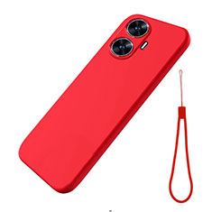 Custodia Silicone Ultra Sottile Morbida 360 Gradi Cover per Realme Narzo N55 Rosso