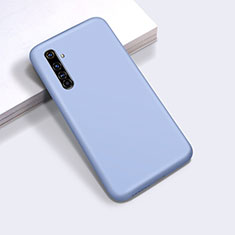 Custodia Silicone Ultra Sottile Morbida 360 Gradi Cover per Realme X50 Pro 5G Cielo Blu