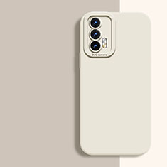 Custodia Silicone Ultra Sottile Morbida 360 Gradi Cover per Realme X7 Max 5G Bianco