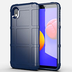 Custodia Silicone Ultra Sottile Morbida 360 Gradi Cover per Samsung Galaxy A01 Core Blu