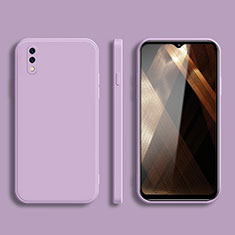 Custodia Silicone Ultra Sottile Morbida 360 Gradi Cover per Samsung Galaxy A02 Lavanda