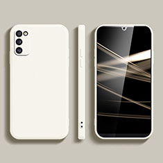 Custodia Silicone Ultra Sottile Morbida 360 Gradi Cover per Samsung Galaxy A02s Bianco