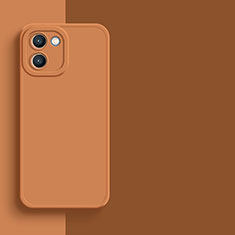 Custodia Silicone Ultra Sottile Morbida 360 Gradi Cover per Samsung Galaxy A03 Arancione