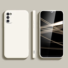Custodia Silicone Ultra Sottile Morbida 360 Gradi Cover per Samsung Galaxy A03s Bianco